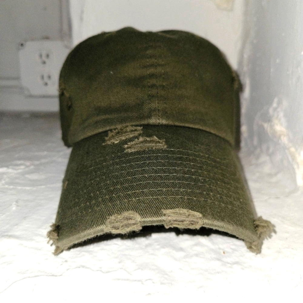 Army green dad hat